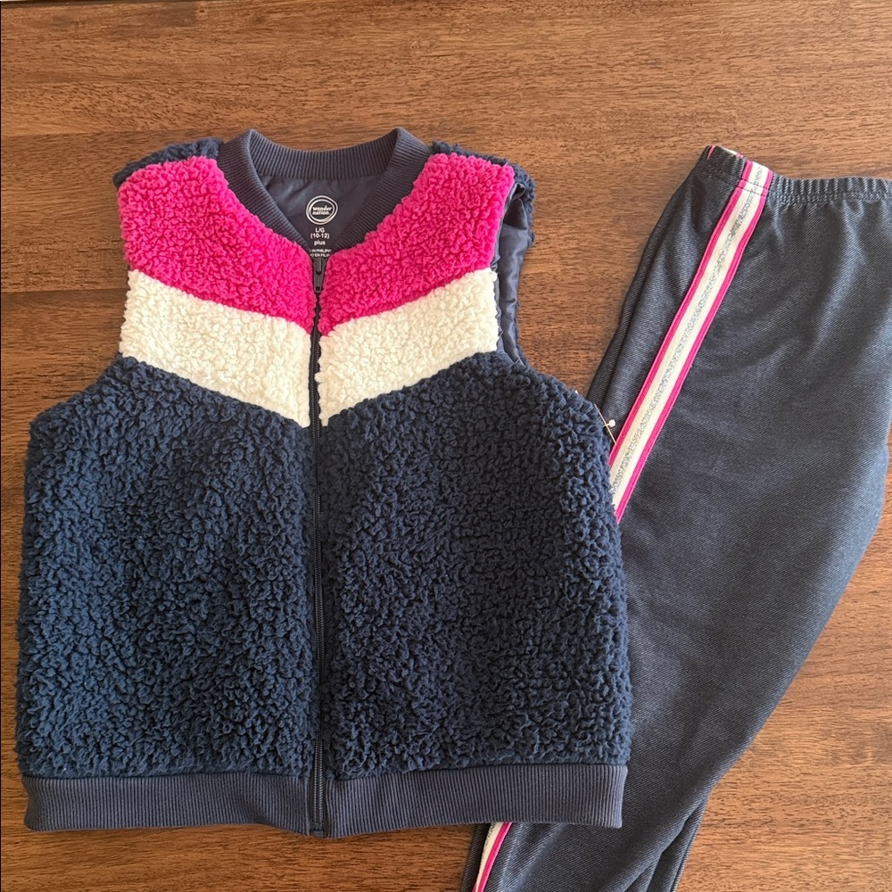 Wonder Nation vest and matching leggings